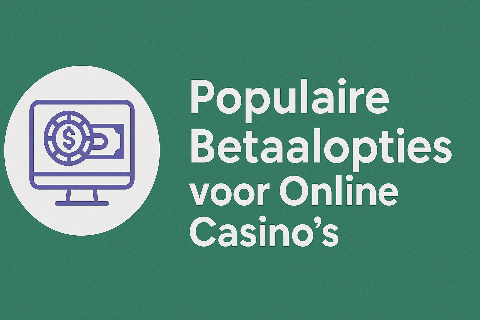 Populaire Betaalopties voor Online Casino’s